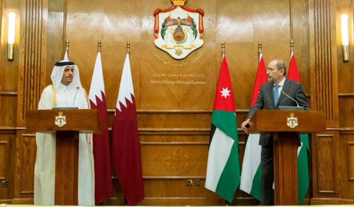 Qatar's foreign minister meets Jordanian counterpart
